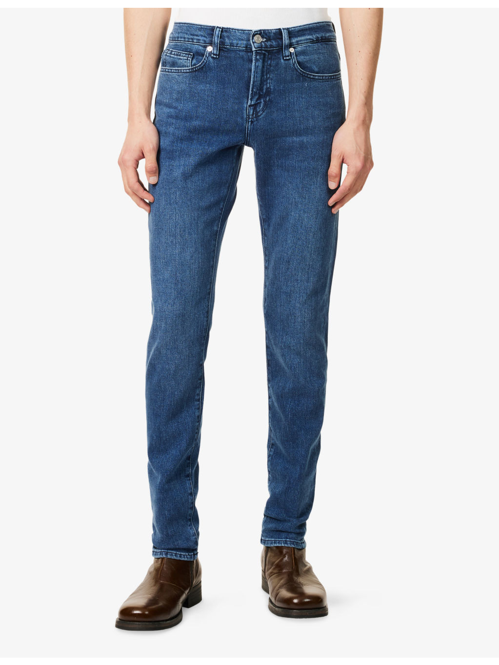 L'homme Slim straight-leg stretch-denim jeans - 3