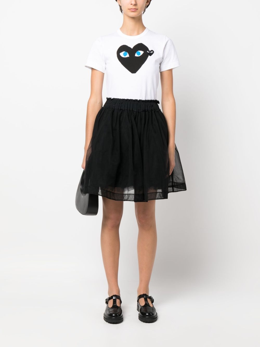 heart-print cotton T-shirt - 2