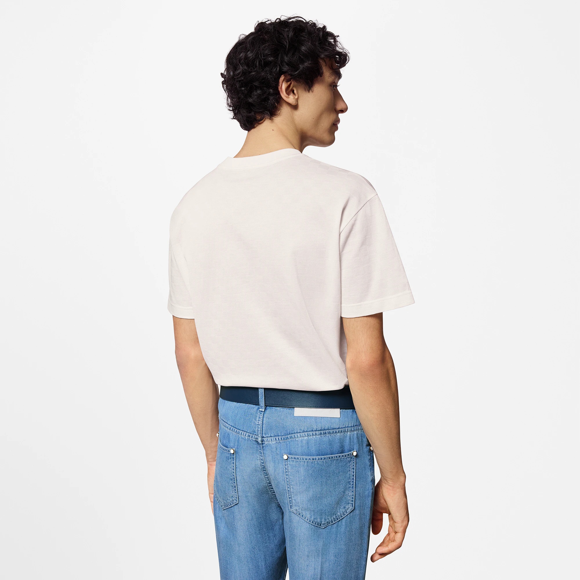 Damier Cotton Pique T-Shirt - 5
