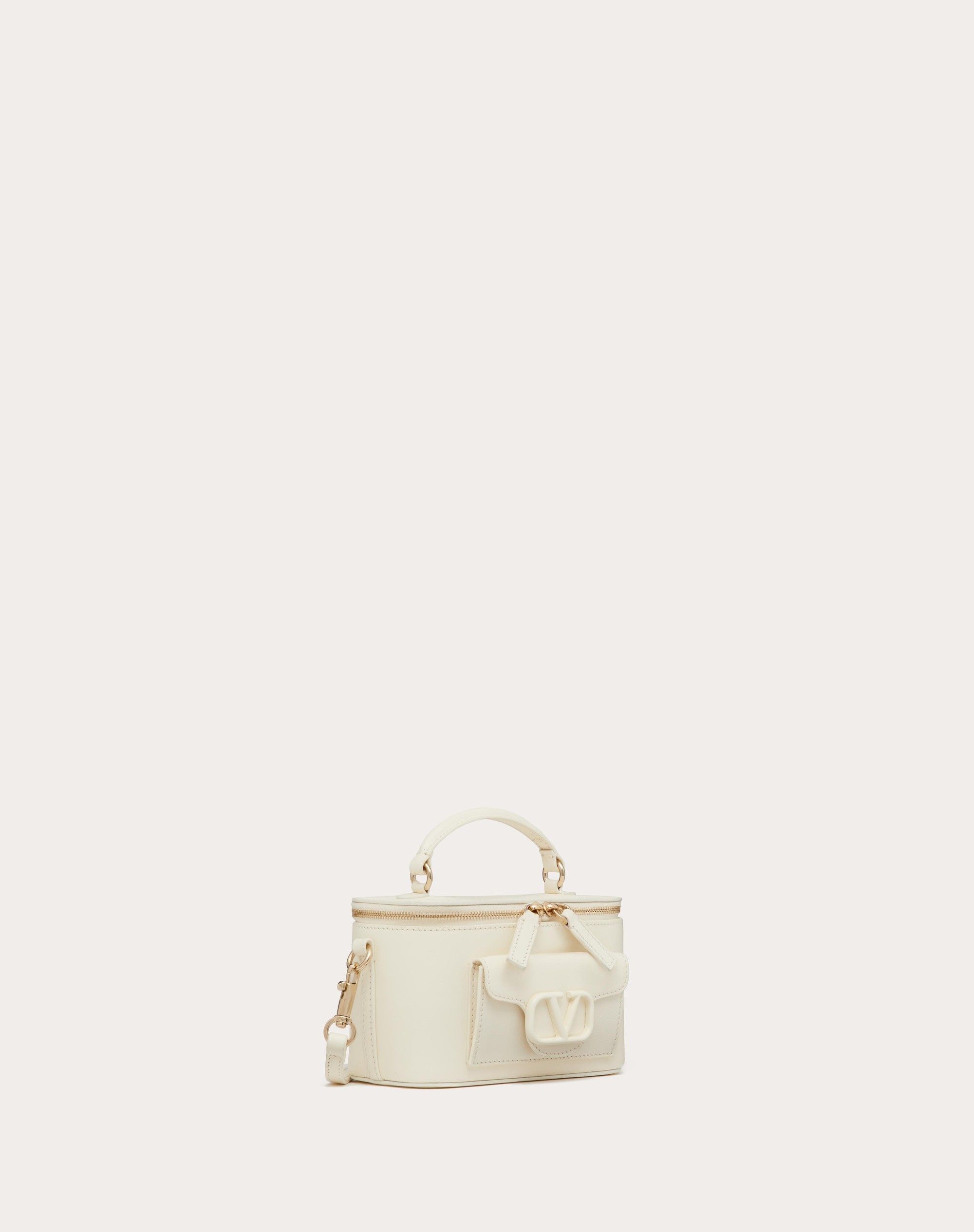 MINI VALENTINO GARAVANI LOCÒ HANDBAG IN CALFSKIN - 3