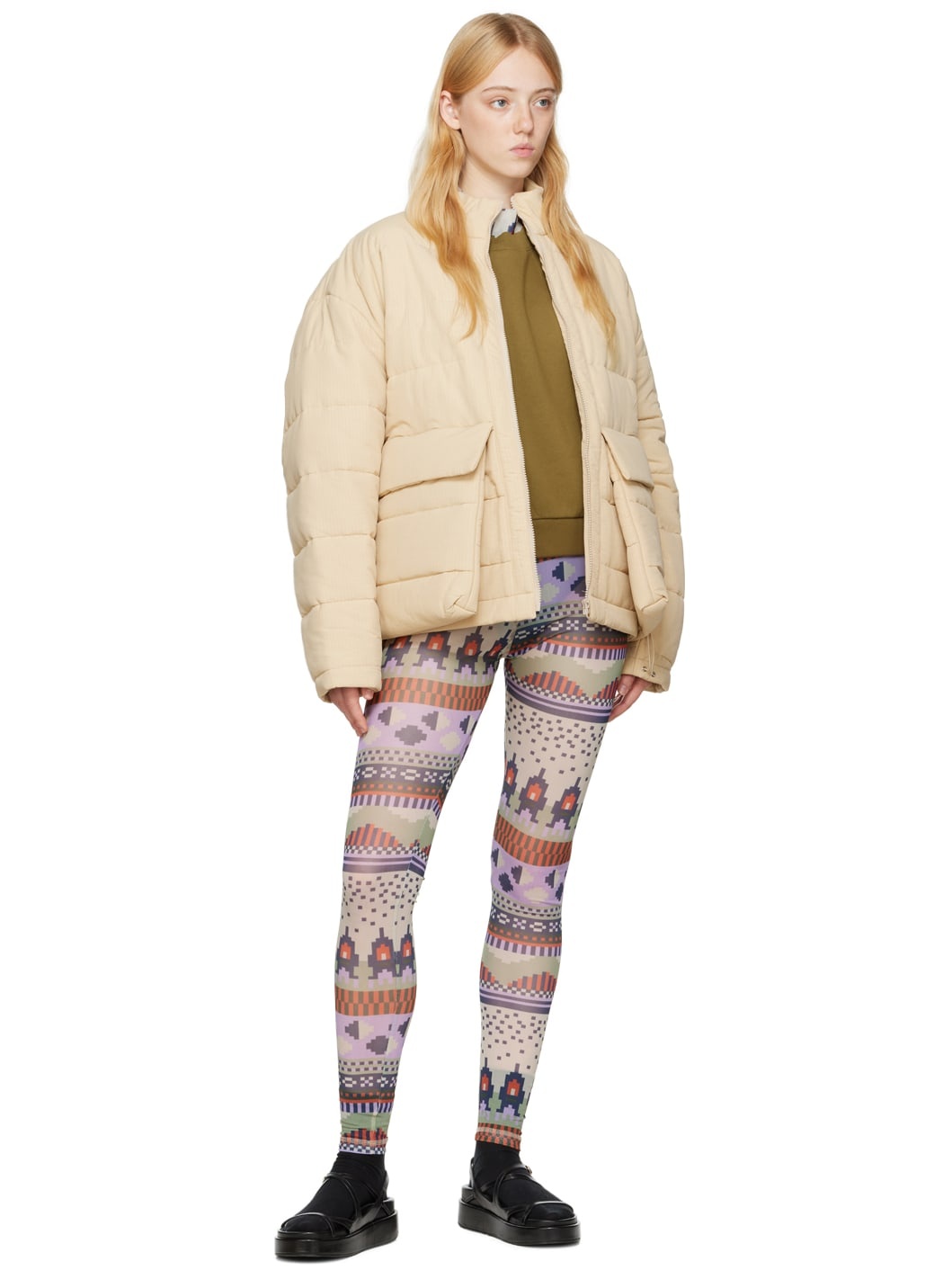 SSENSE Exclusive Multicolor Leggings - 4