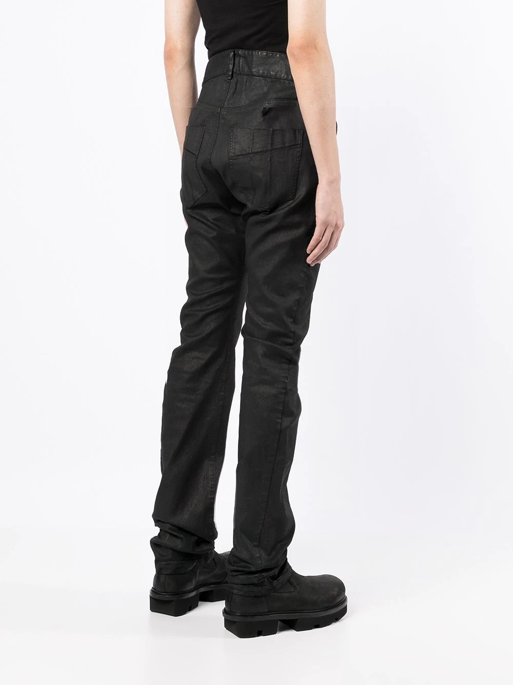 dark-wash skinny-cut jeans - 4