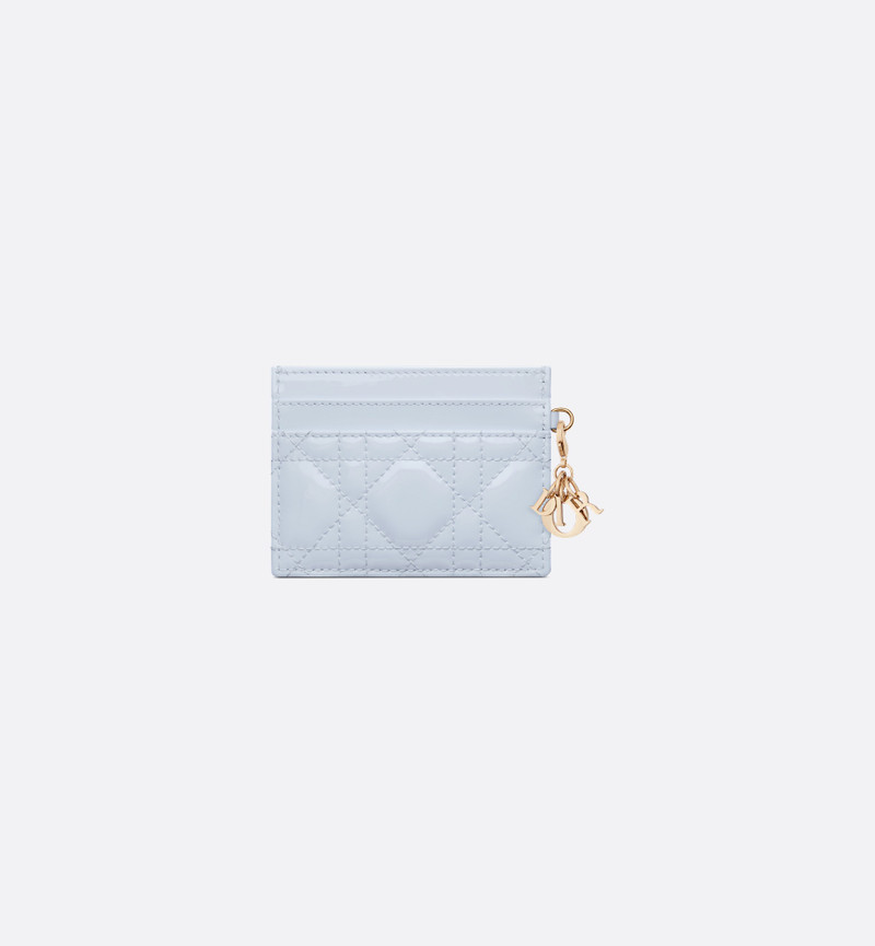 Dior Lady Dior Freesia Card Holder outlook