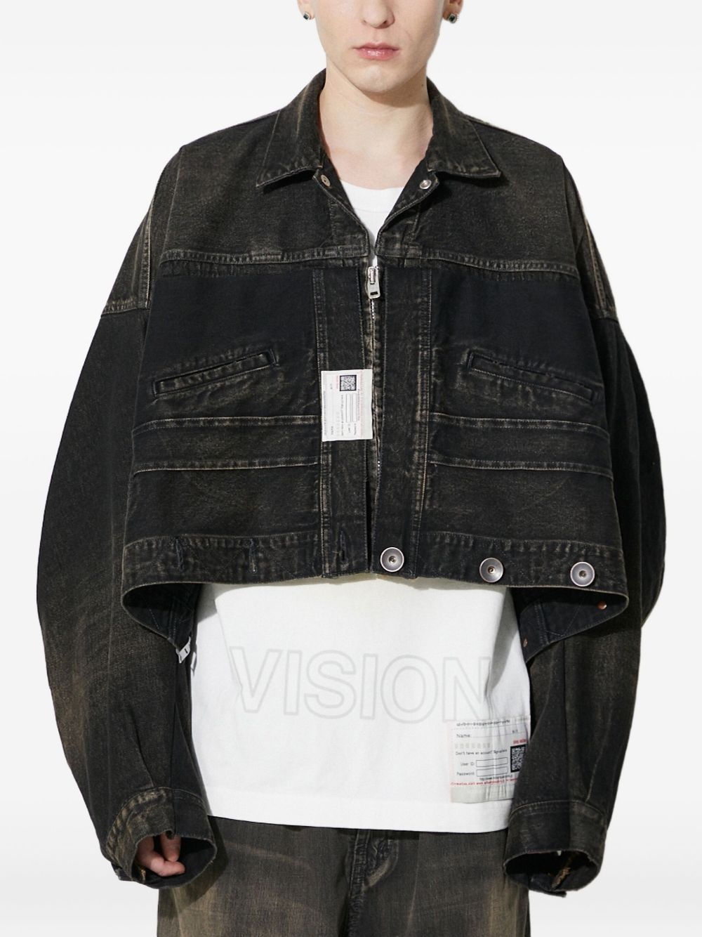Combination denim jacket - 3