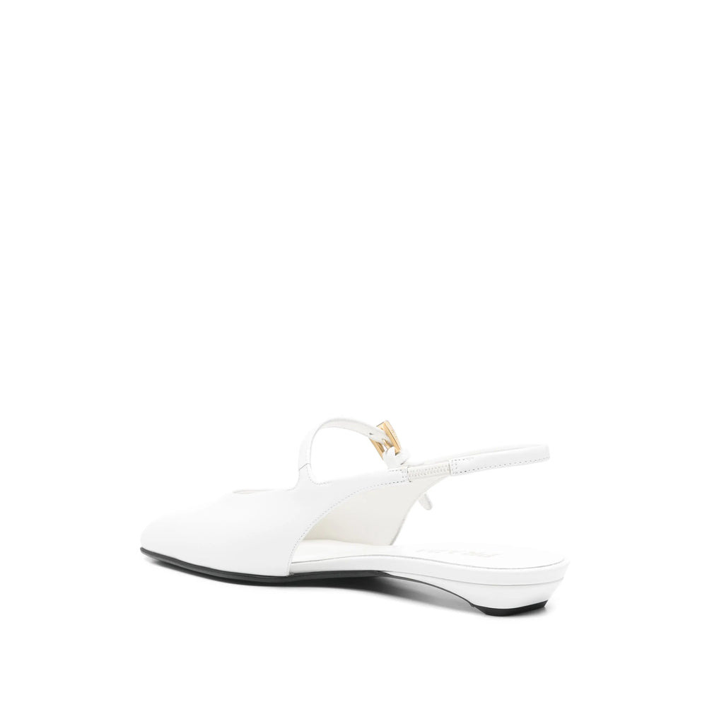 Prada White Ballet Flats Women - 2
