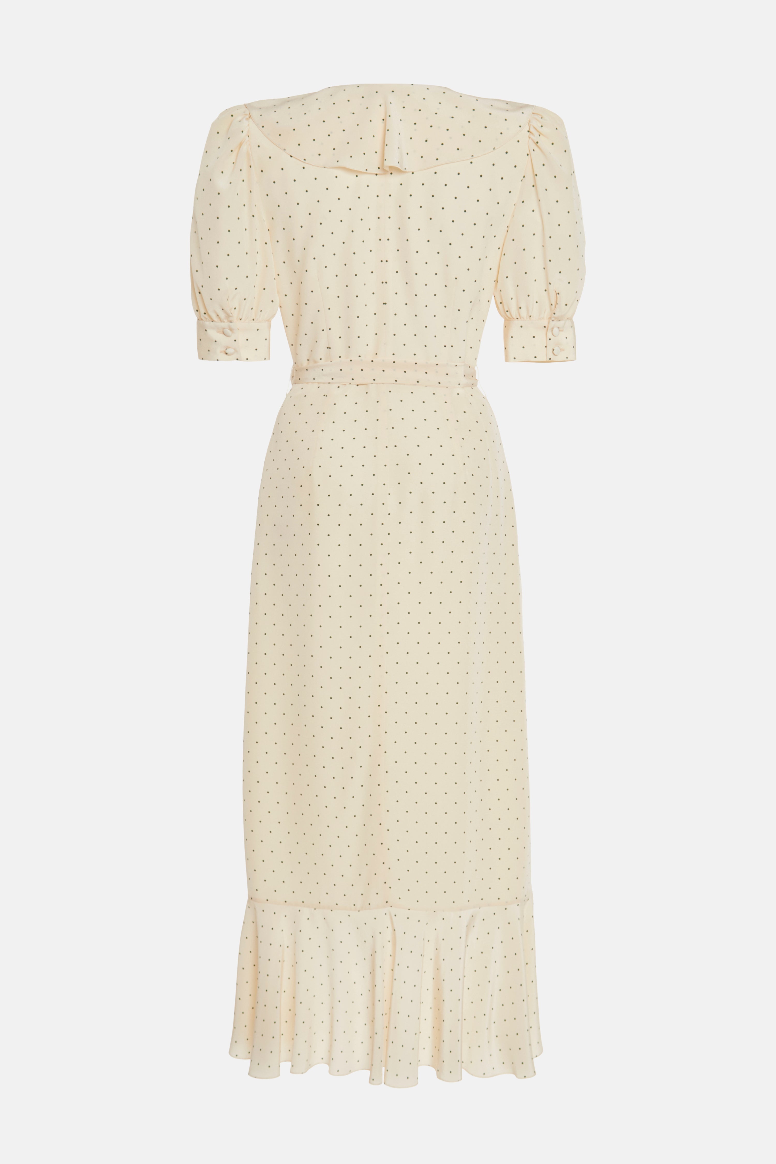 POLKA DOT WRAP DRESS - 2
