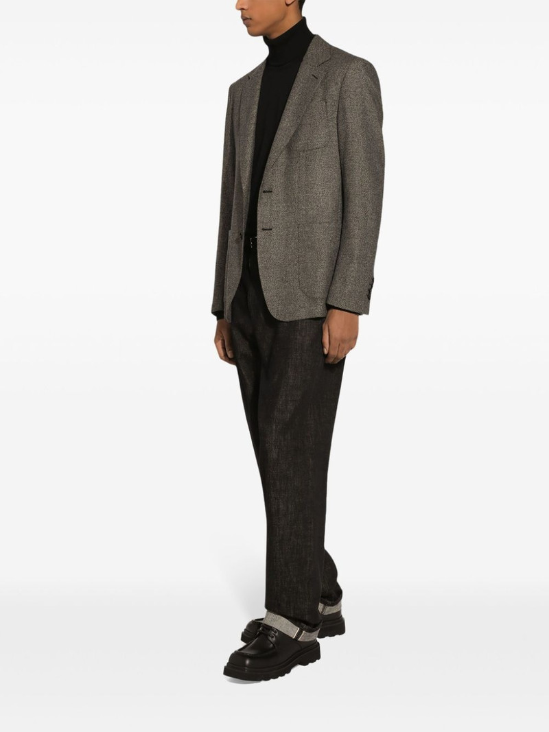 Dolce & Gabbana notched lapel single-breasted jacket outlook