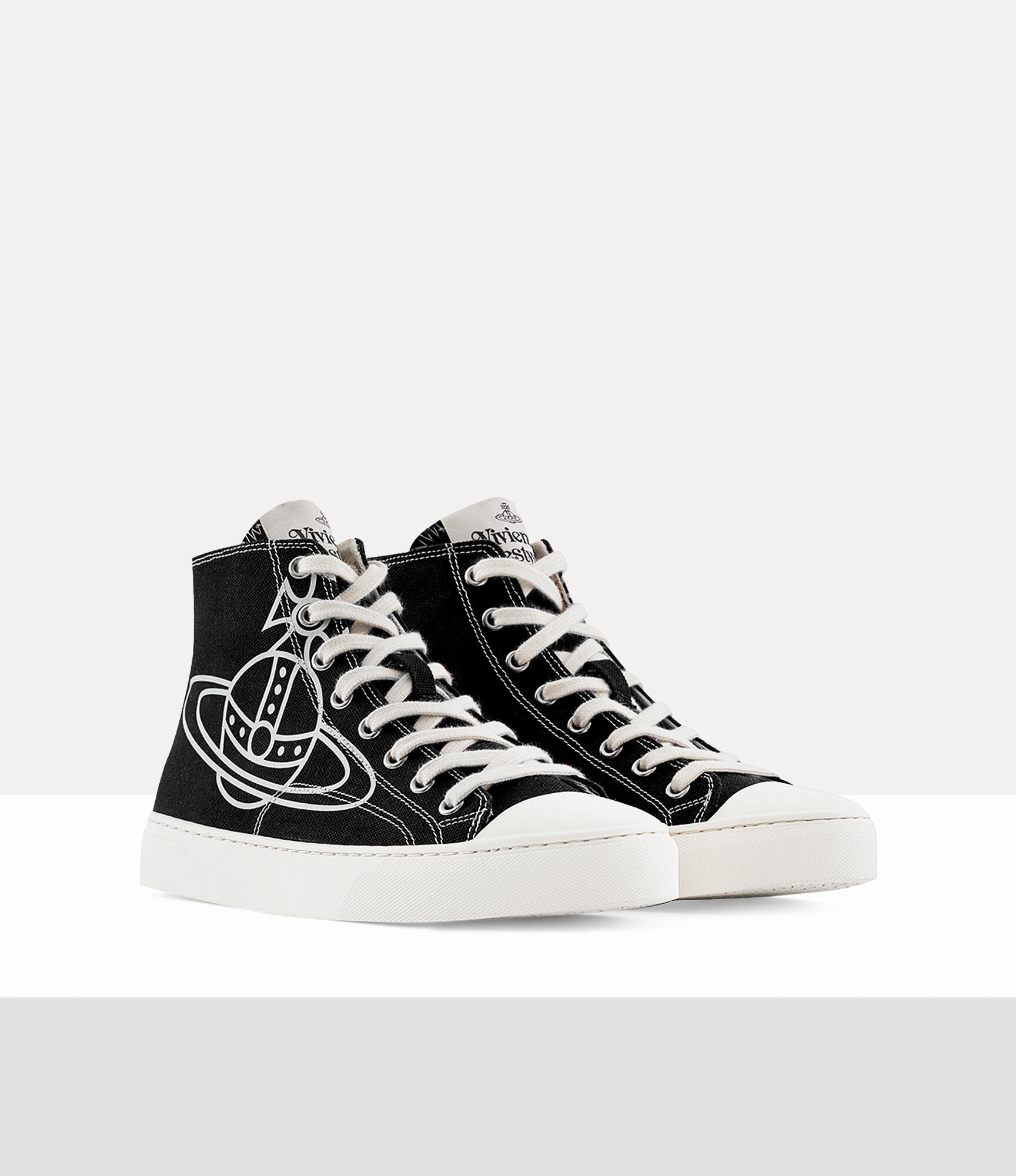 HIGH TOP CANVAS PLIMSOLL - 4