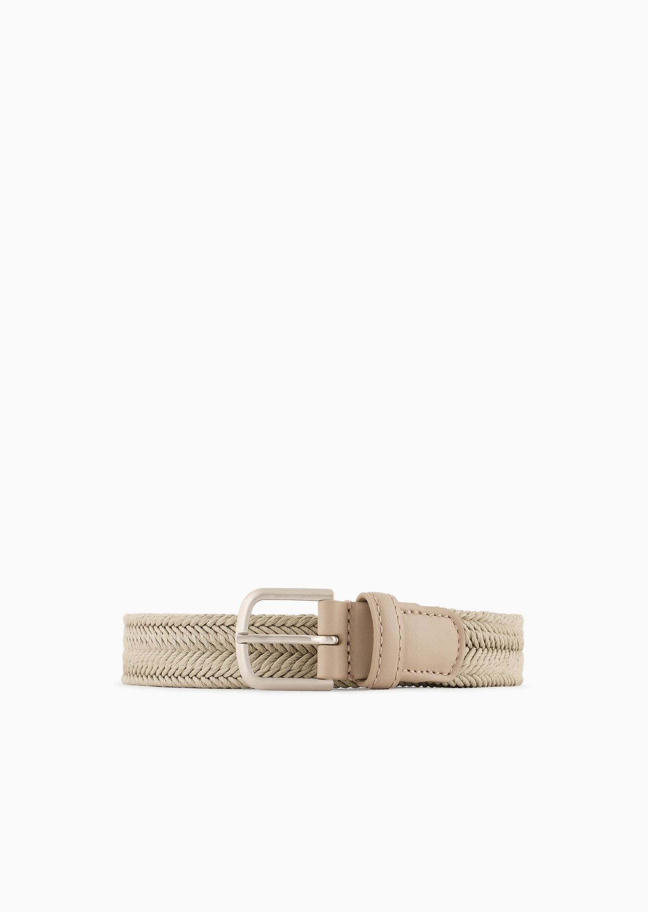 Braided cotton belt with pin buckle - 1