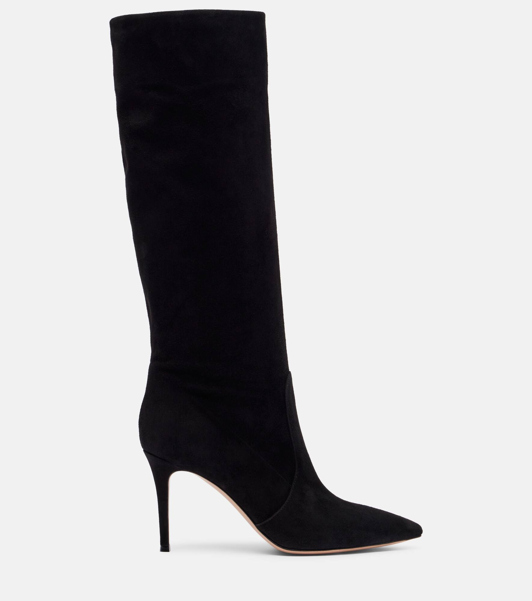 Hansen 85 suede knee-high boots - 4