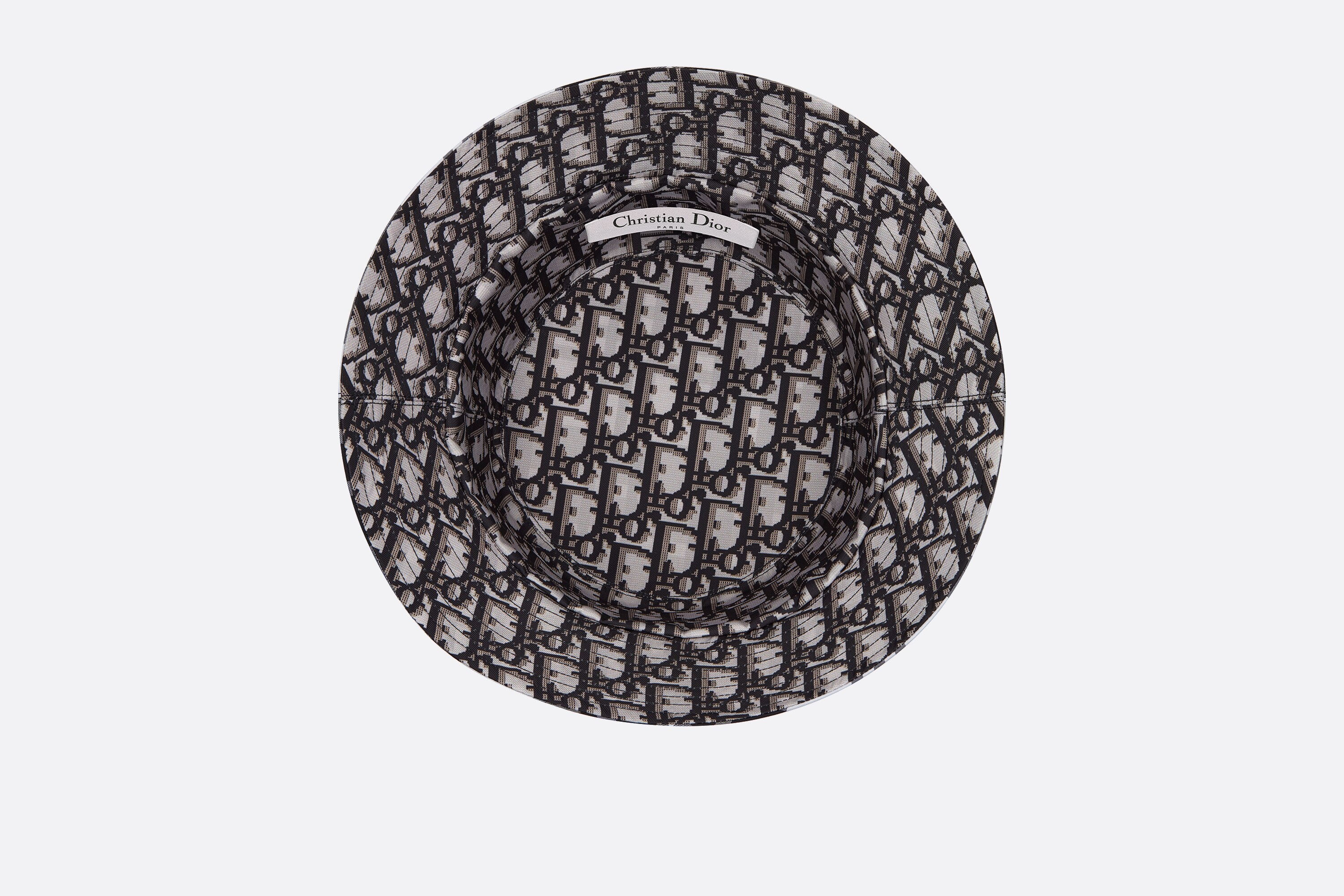 Reversible Check'n'Dior Small Brim Bucket Hat - 4