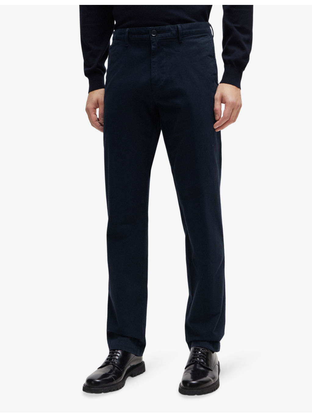 Slim-fit straight-leg stretch-cotton chinos - 3