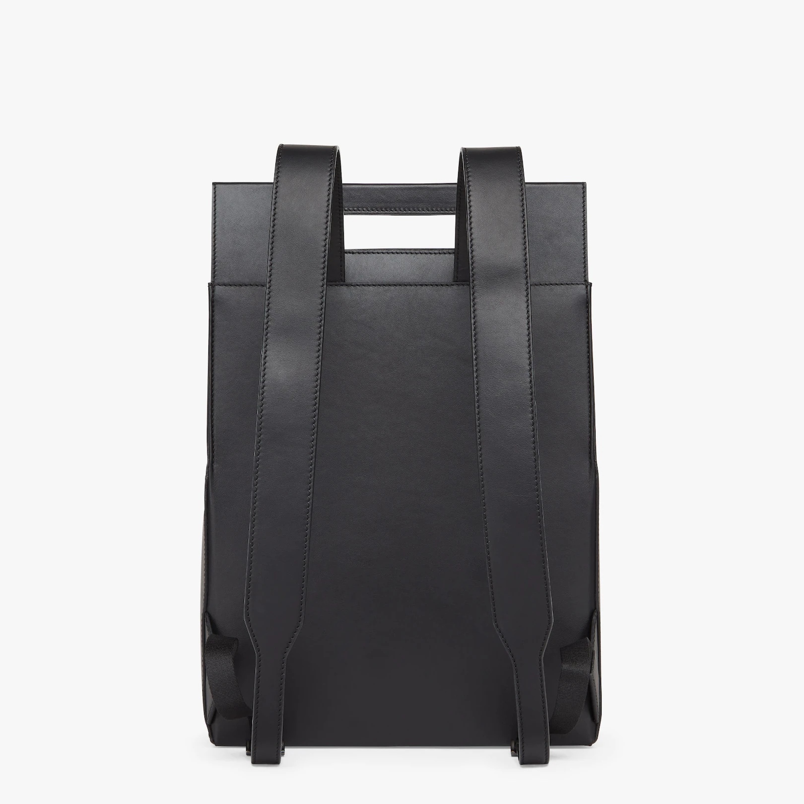 Black leather backpack - 3
