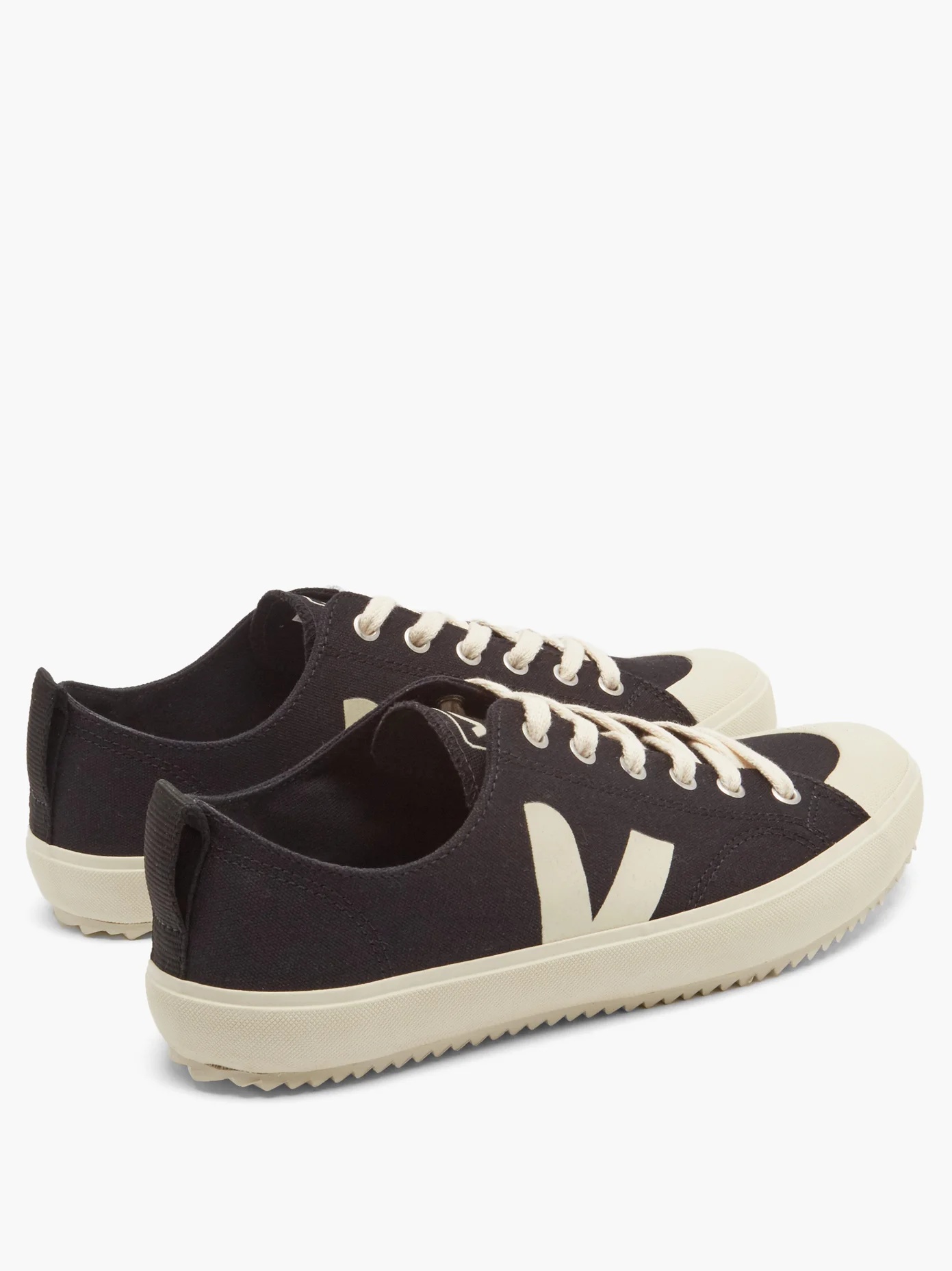 Nova V-logo canvas trainers - 4