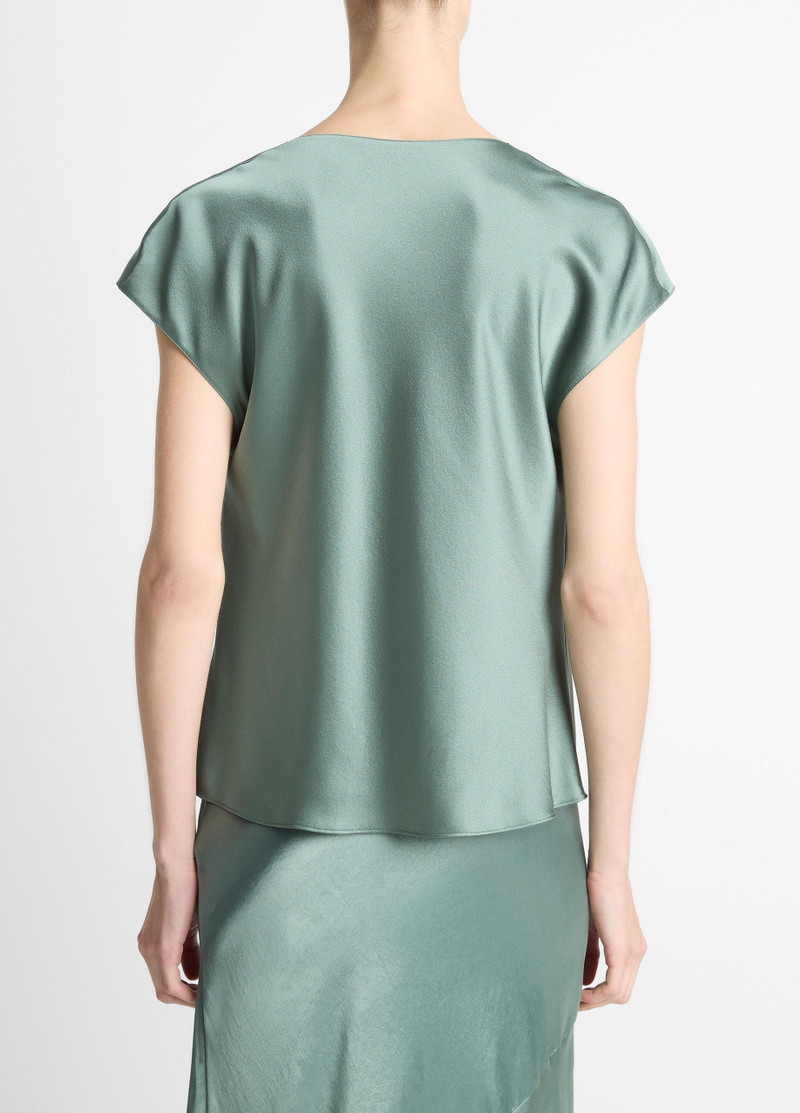 Vince Silk Cowl-Neck Blouse outlook