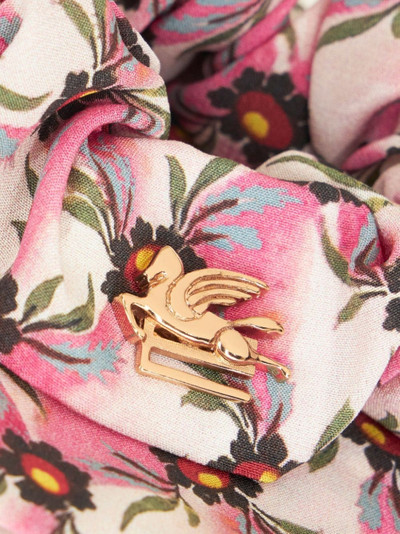 Etro floral-print scrunchie outlook