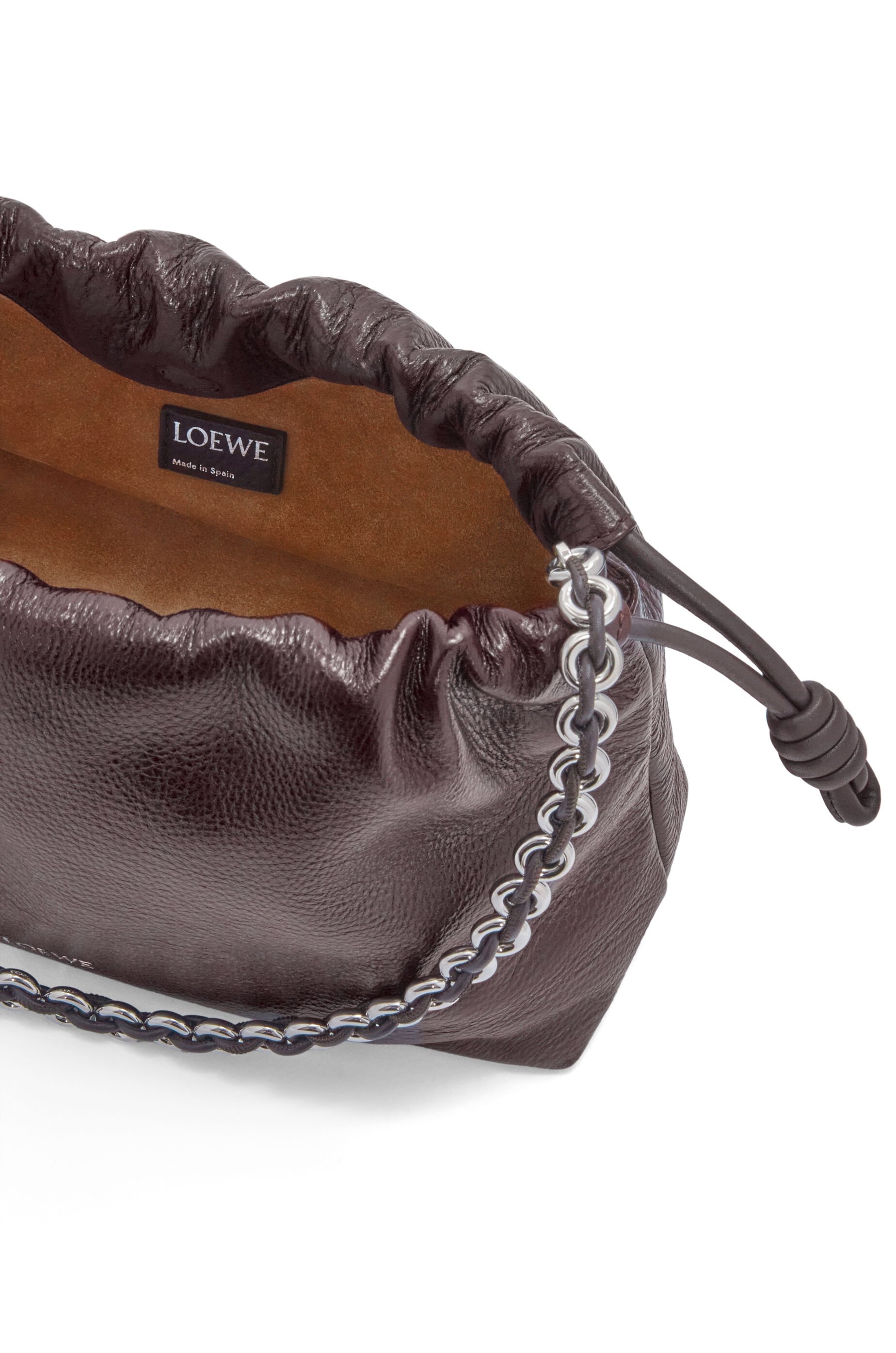 Medium Flamenco purse in deerskin - 8