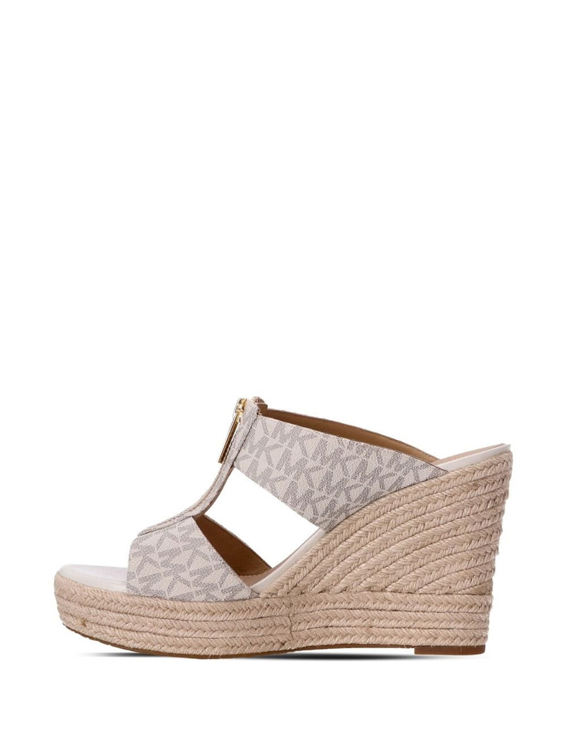 Bradley leather wedge mules 5