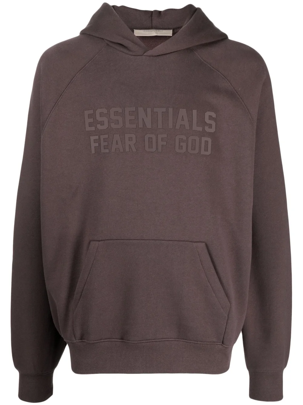 Essentials logo-print hoodie - 1