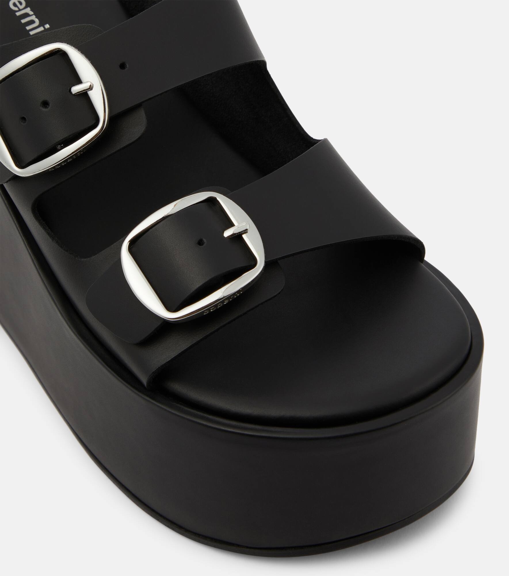 COPERNI Leather platform sandals | mytheresa | REVERSIBLE