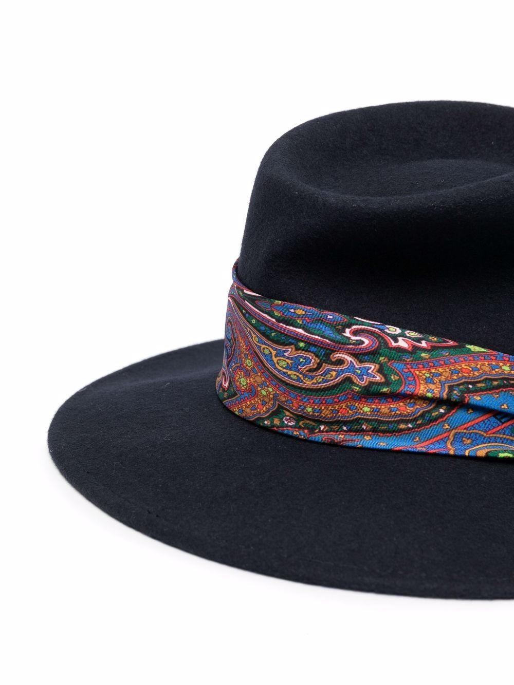 paisley-band fedora - 2