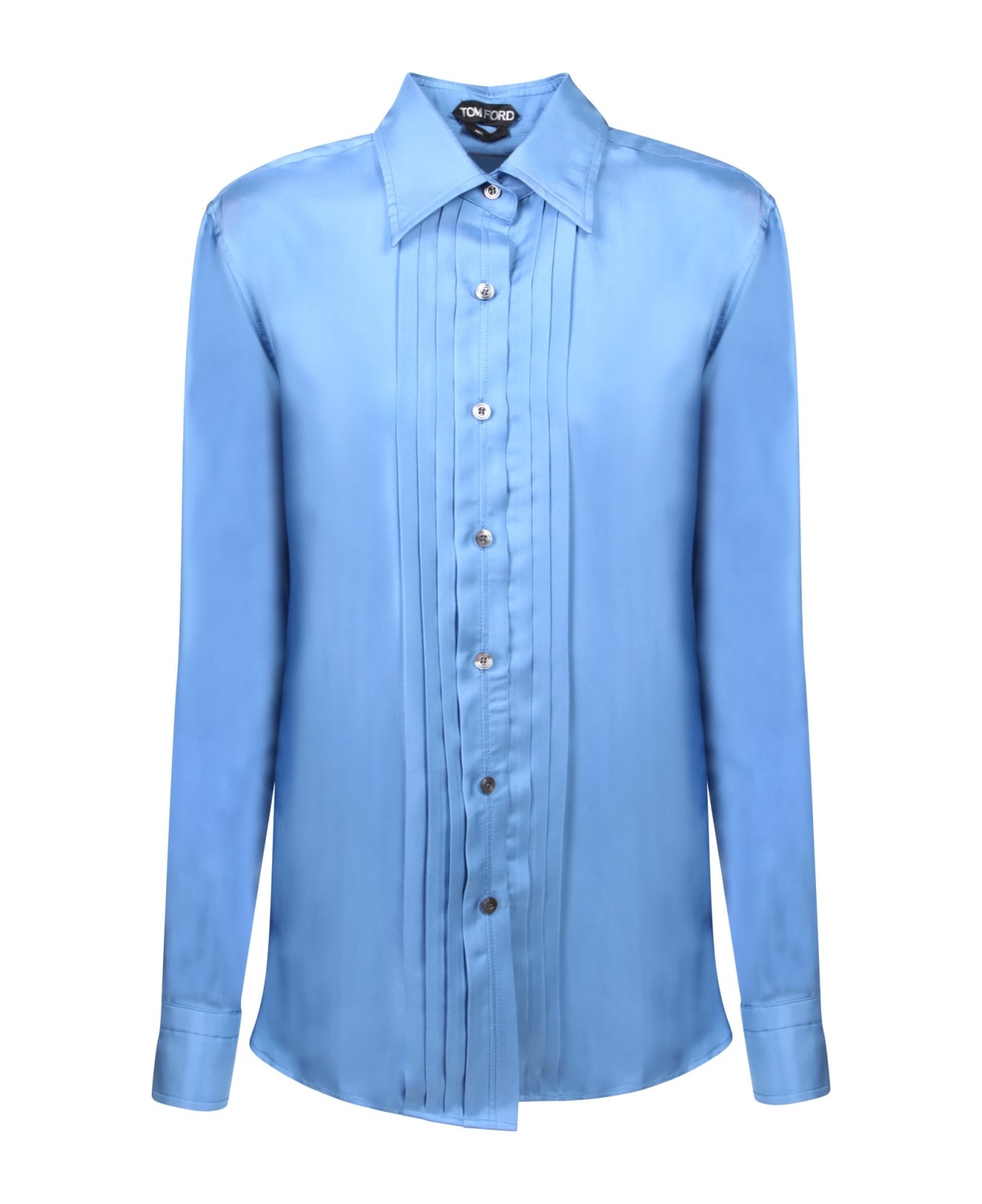 TOM FORD Pleated Plastron Shirt | italist | REVERSIBLE