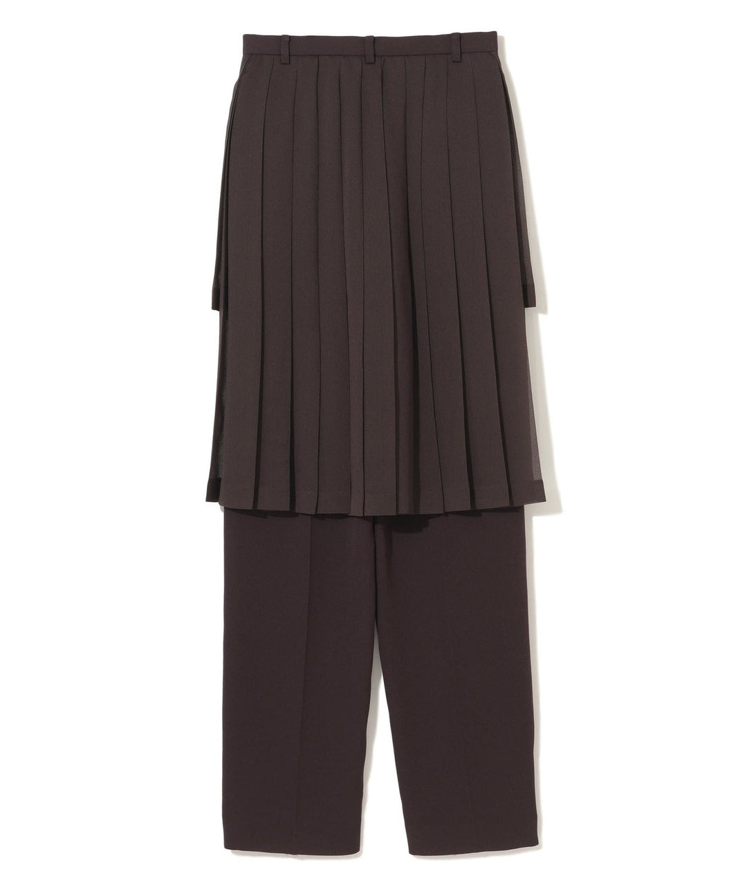 Pants With Layered Sheer Pleats - 2