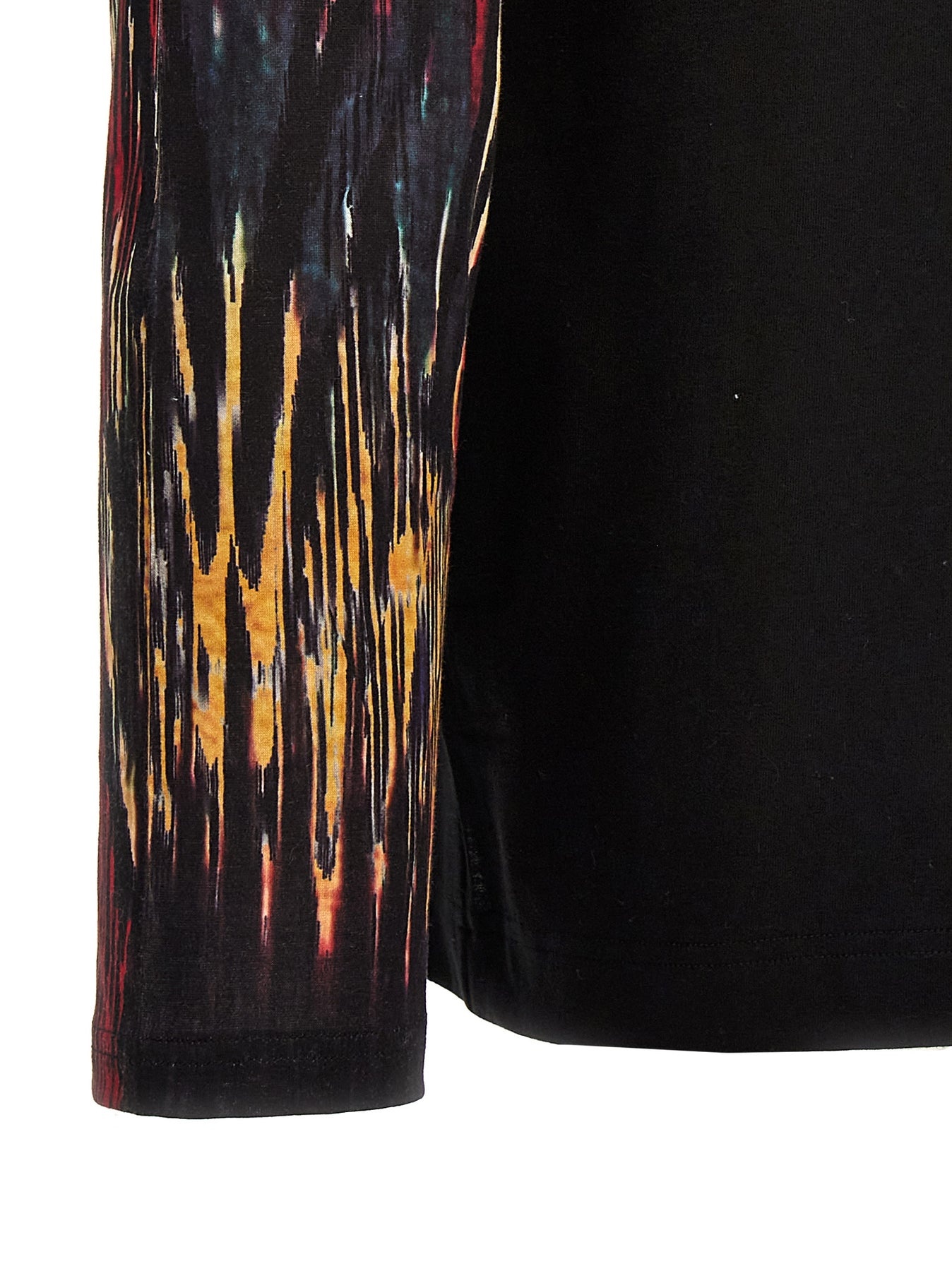 Yohji Yamamoto Contrast Sleeve T-Shirt Black | wananluxury
