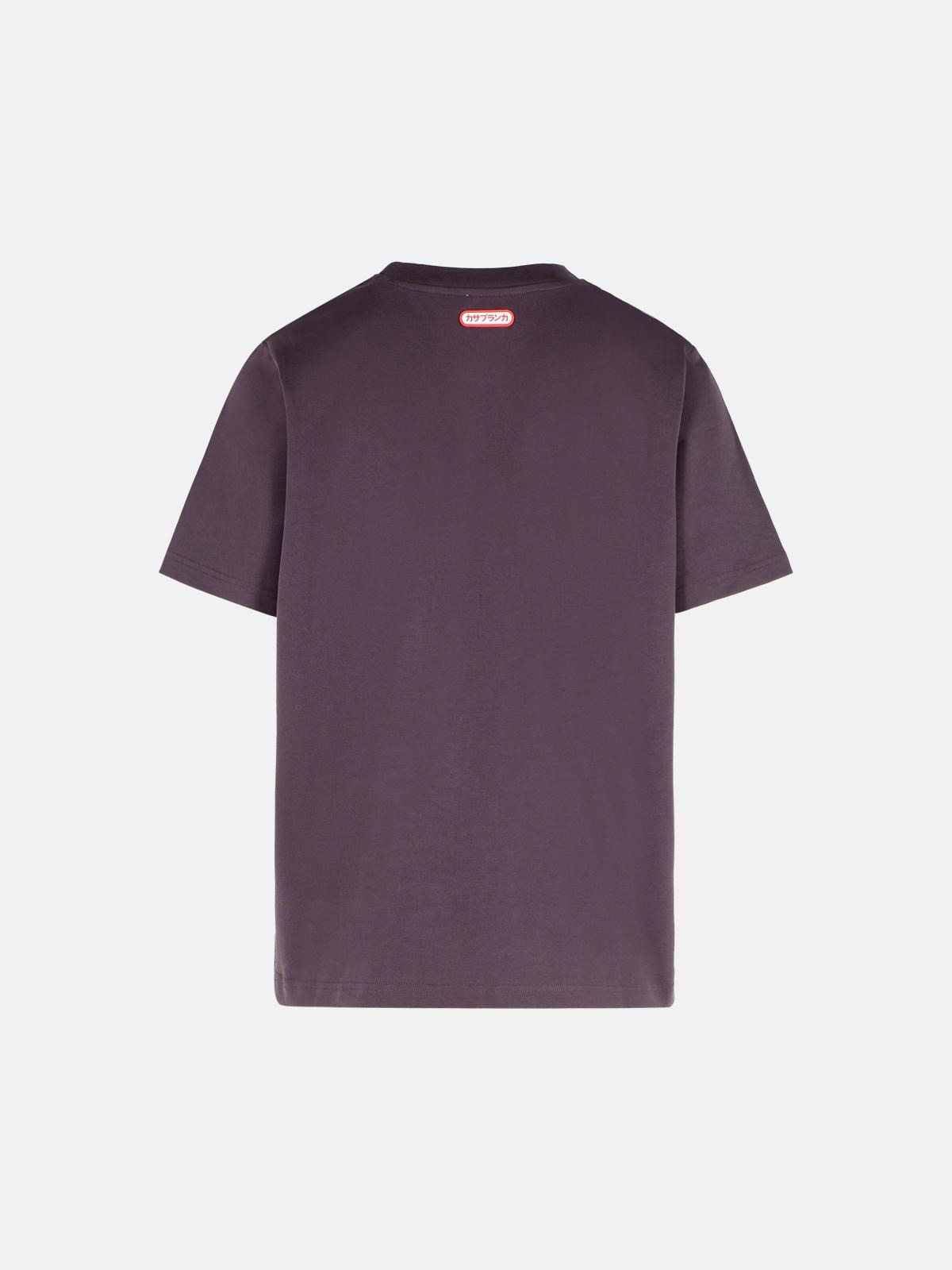 PLUM COTTON T-SHIRT - 3