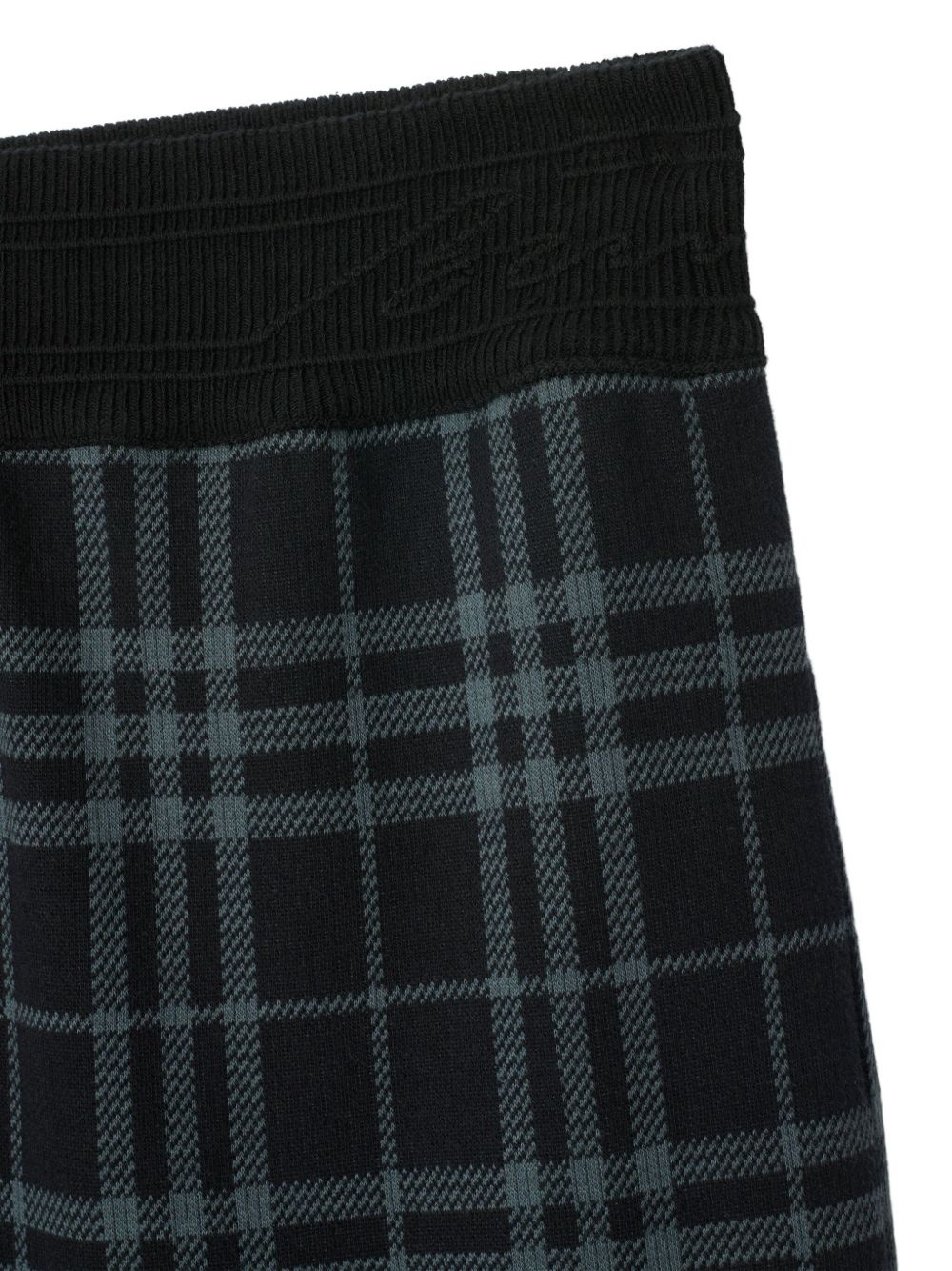 check-print shorts - 5