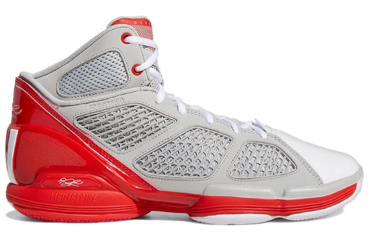 adidas Adizero Rose 1.5 Restomod 'Grey Vivid Red' GY0257 - 2