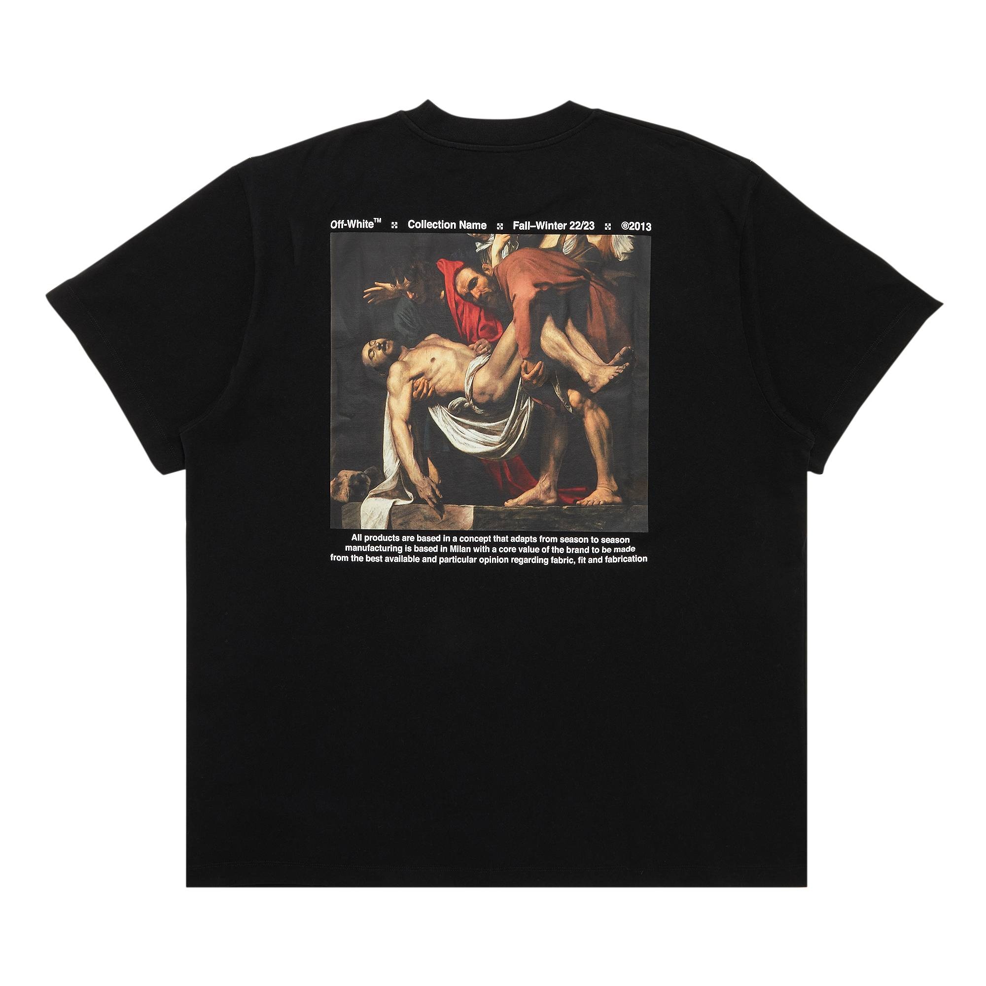 Off-White Caravaggio Deposition Over Short-Sleeve Tee 'Black/White' - 2