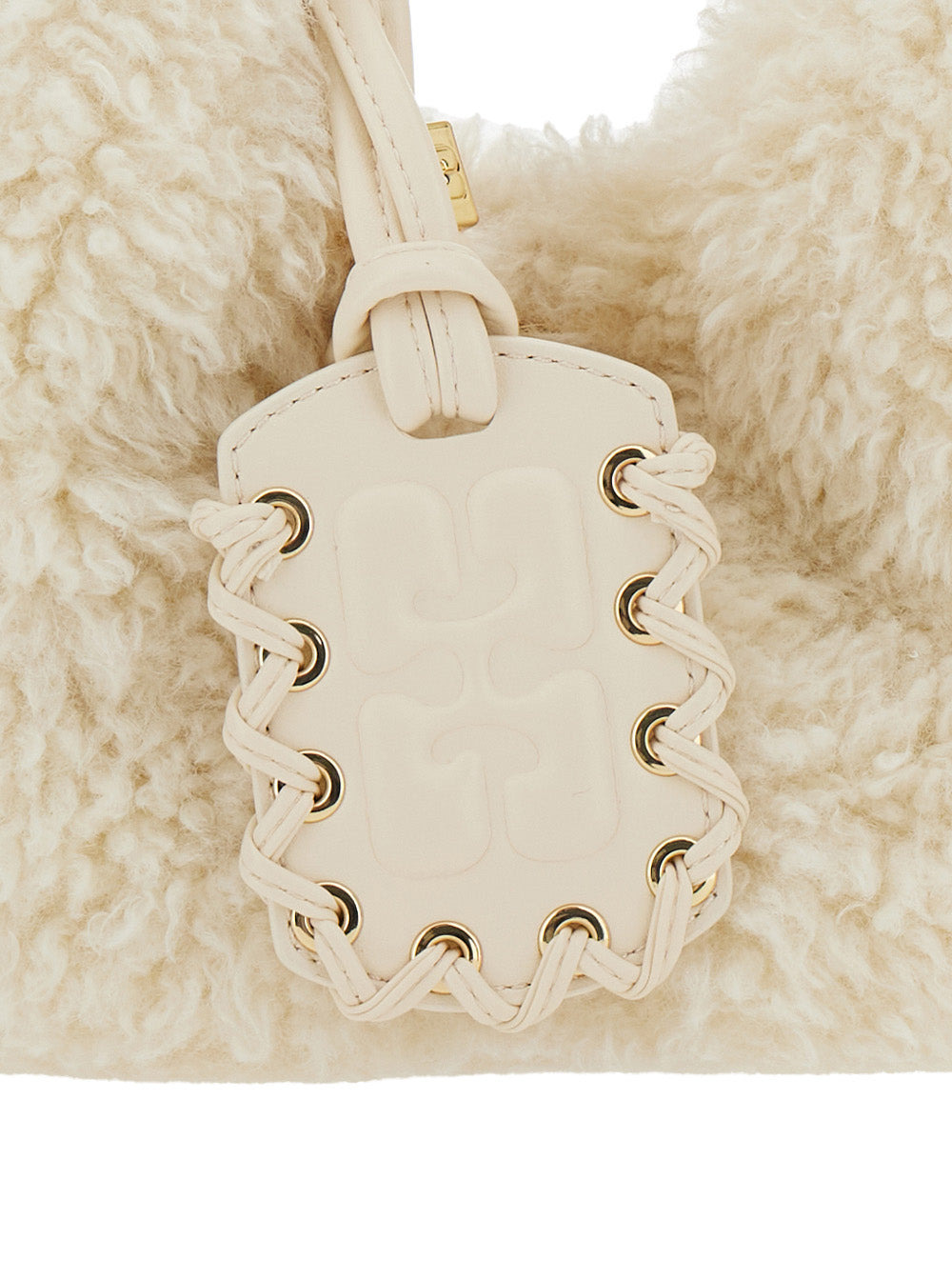 Ganni Women Hobo Mini Fur - 5