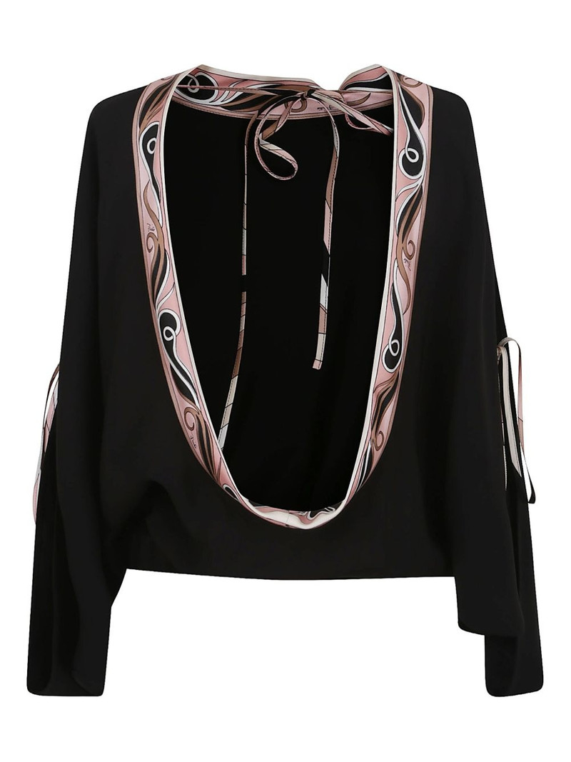 PUCCI open-back blouse outlook