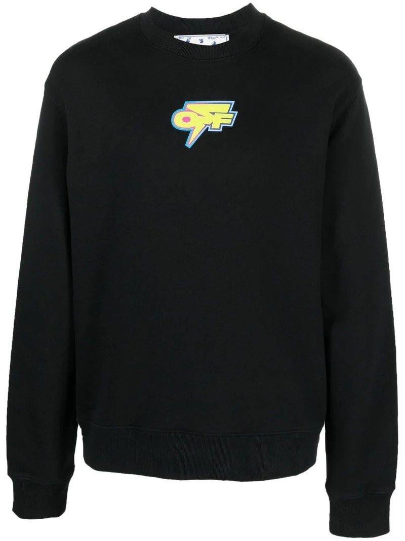 Arrows-print cotton sweatshirt 1