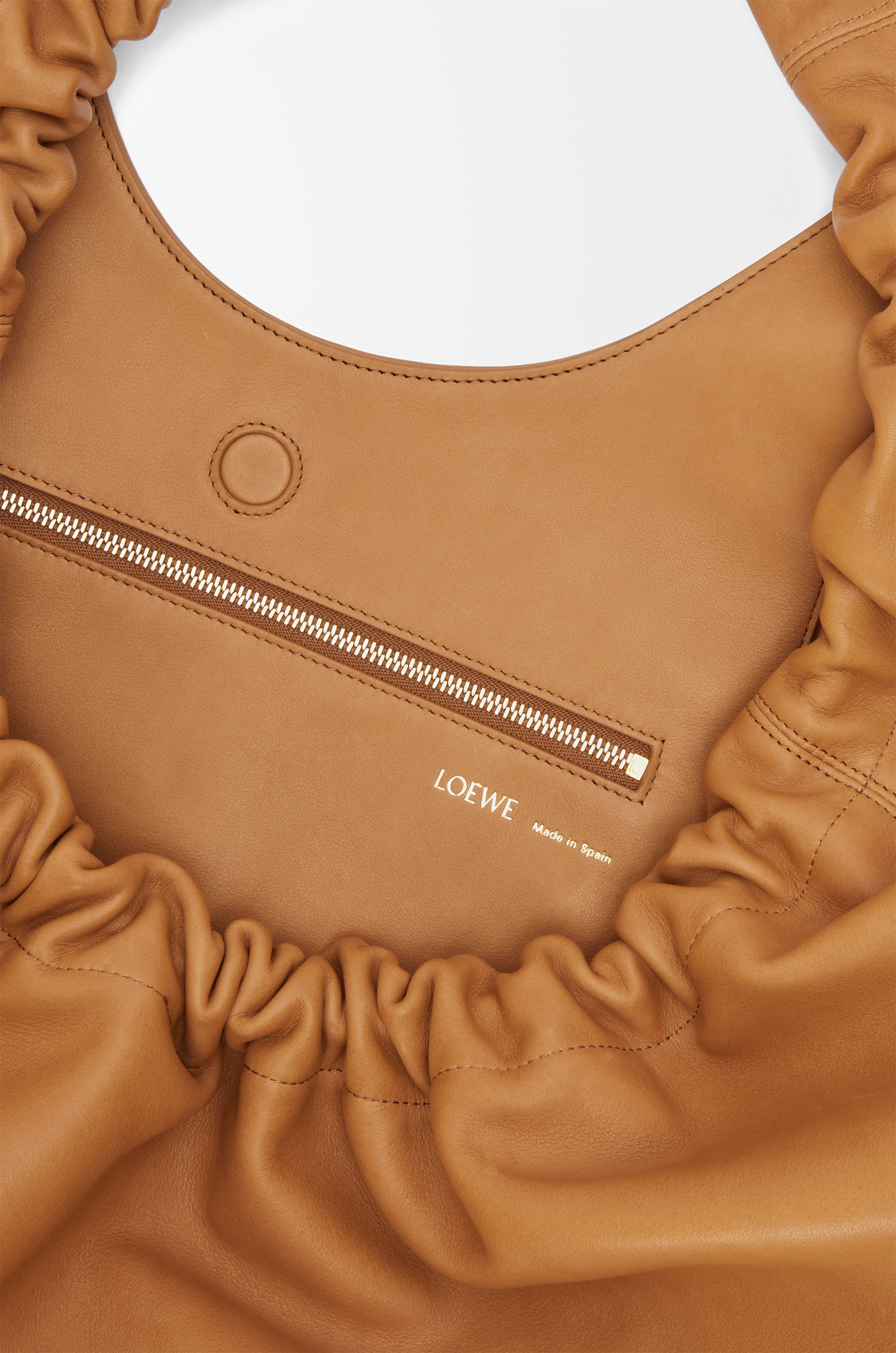 XL Squeeze bag in natural calfskin - 7