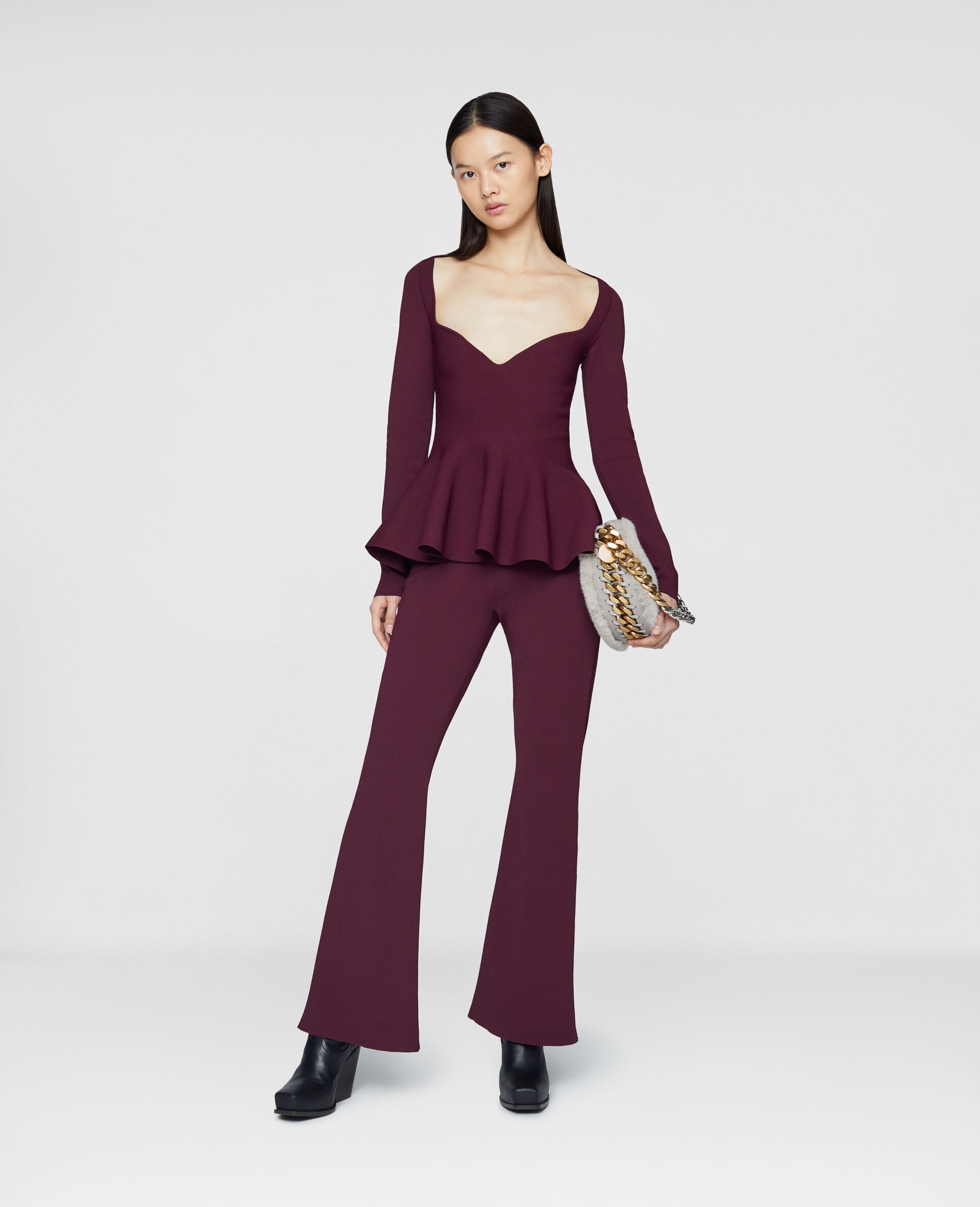 Compact Knit Trousers - 2