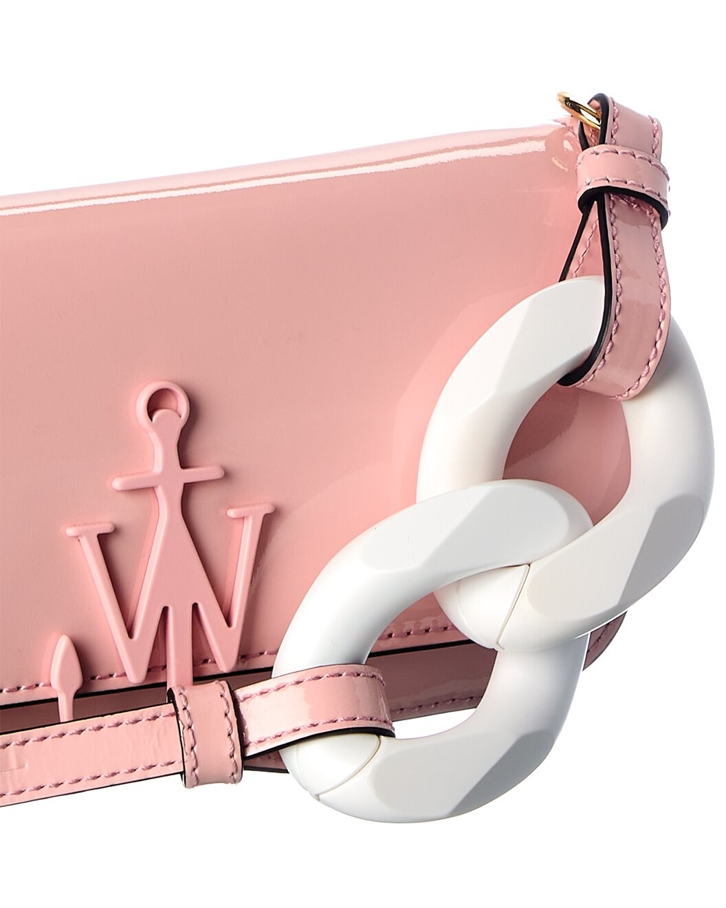 JW Anderson Chain Anchor Patent Shoulder Bag - 3