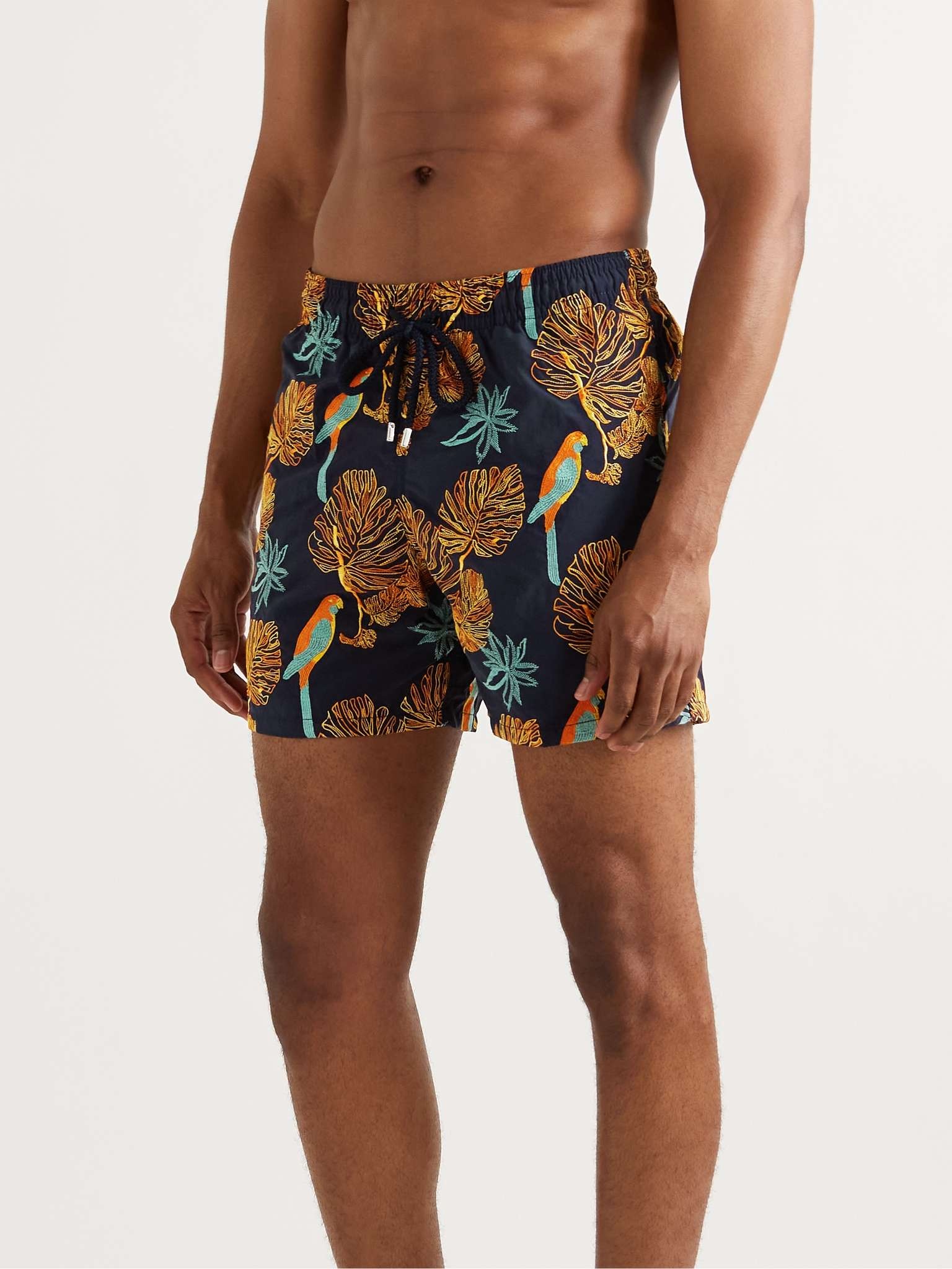 Mistral Embroidered Mid-Length Swim Shorts - 2