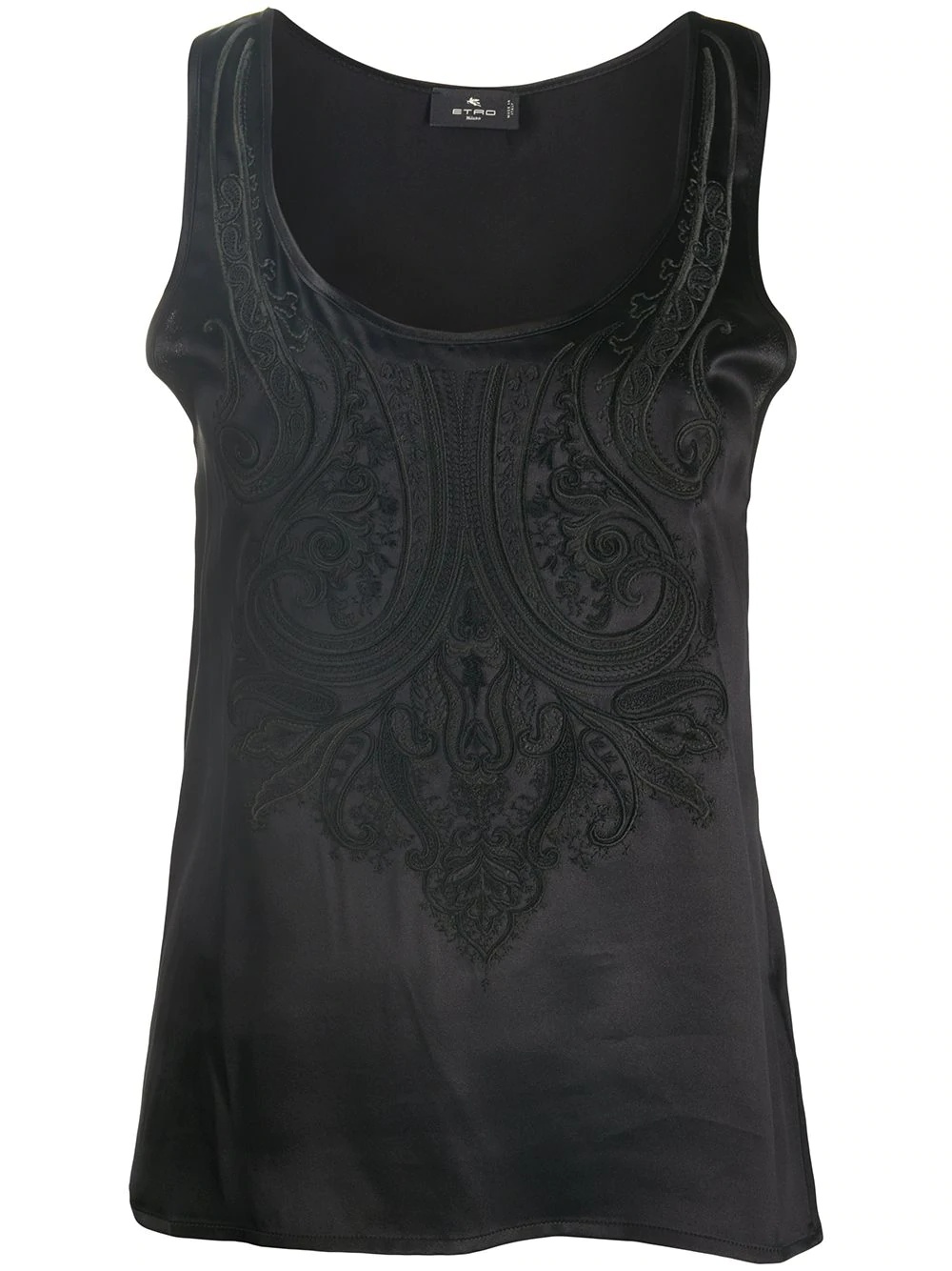 embroidered vest top - 1