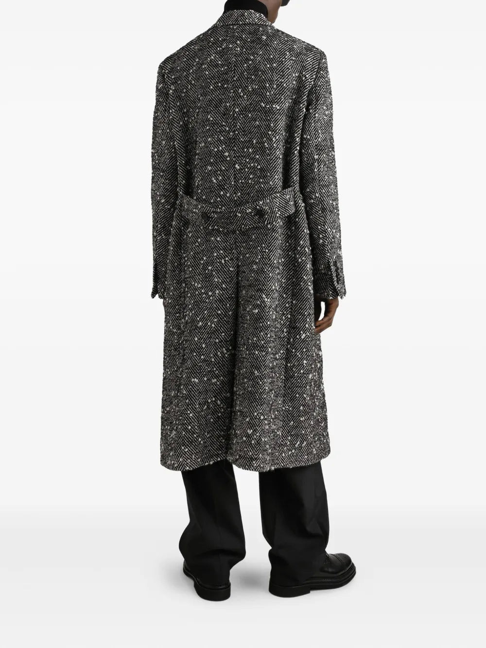 Dolce & Gabbana Men Herringbone Coat - 3