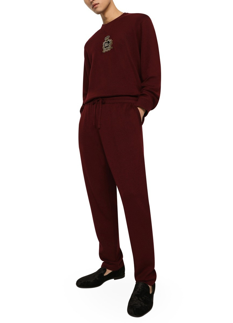 Wool and cashmere jogging pants 4