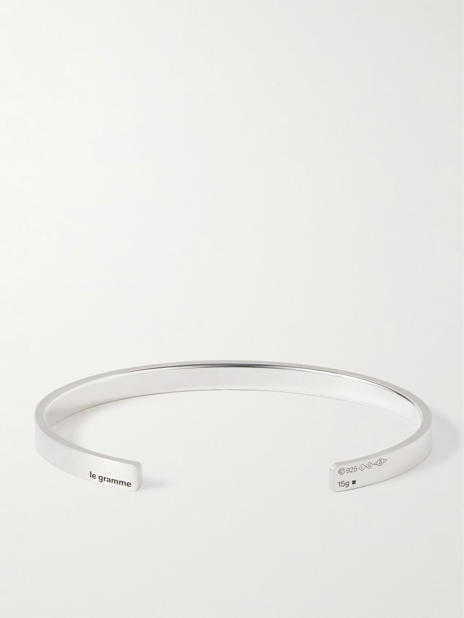 Le 15 Brushed Sterling Silver Cuff Silver - 3