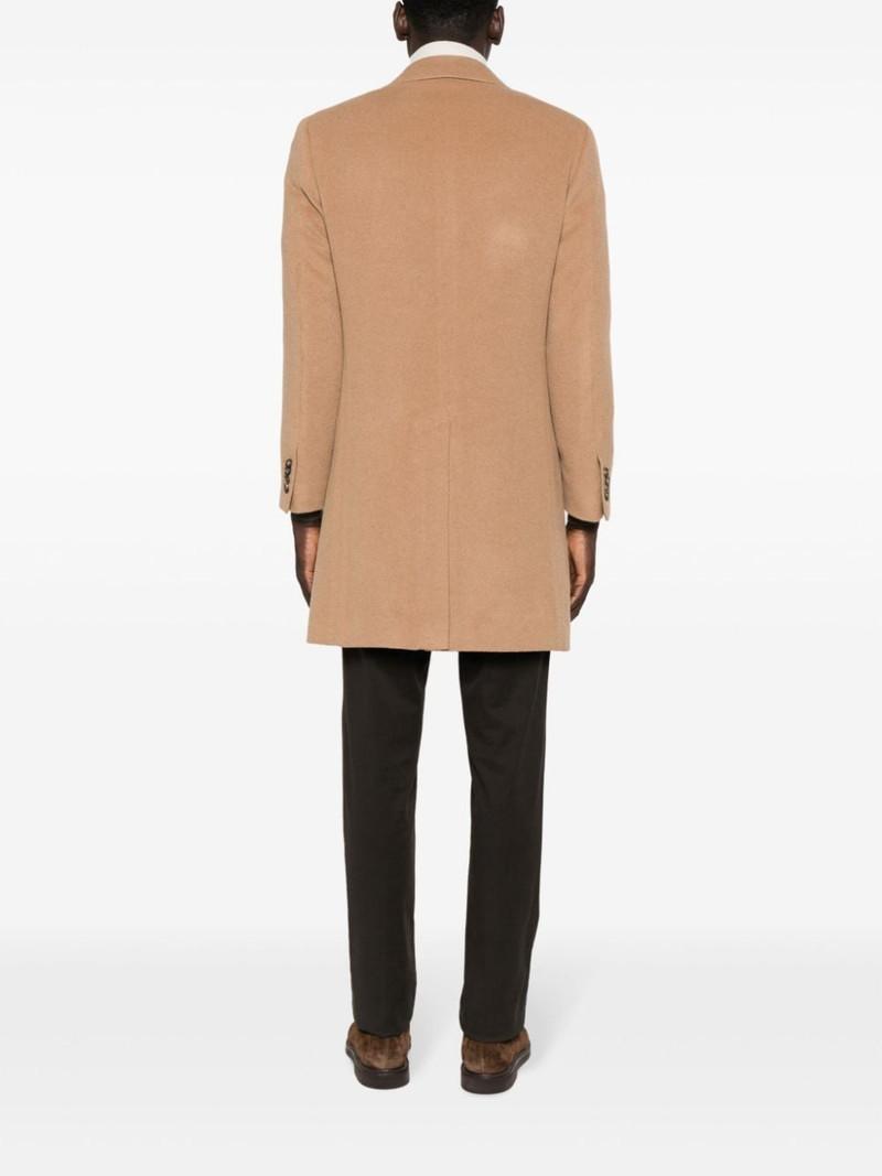 notched-lapels single-breasted coat 4