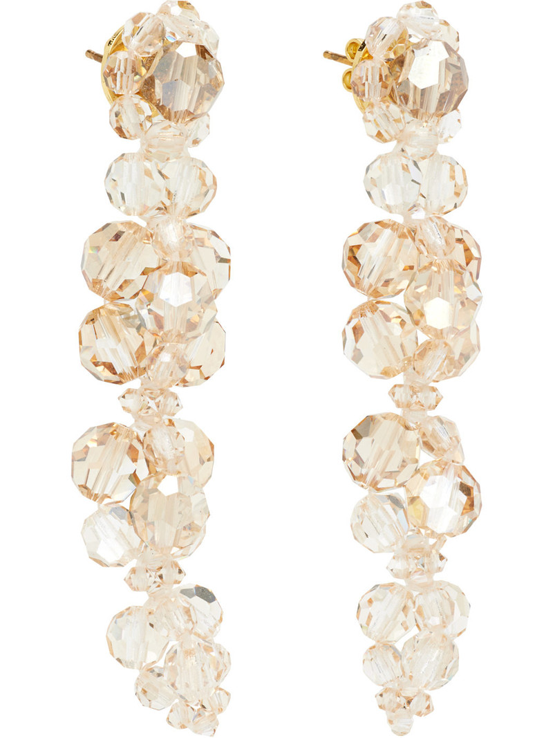 Simone Rocha Cluster Drip Crystal Earrings outlook