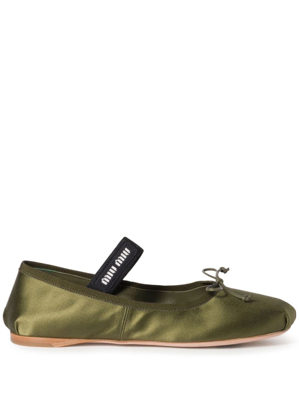 satin ballerina shoes - 1