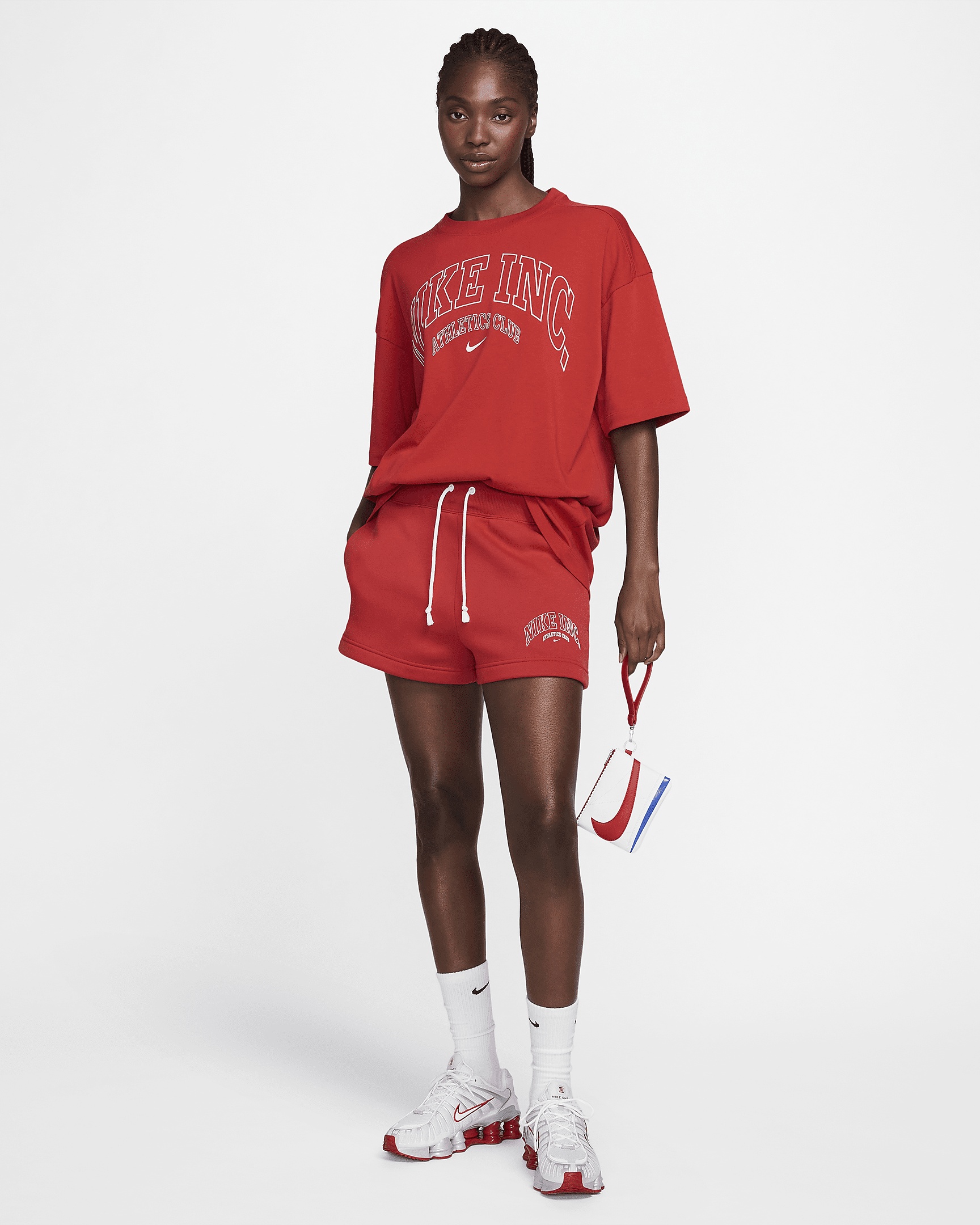 Nike Sportswear Phoenix Fleece Women's High-Waisted Shorts - 7