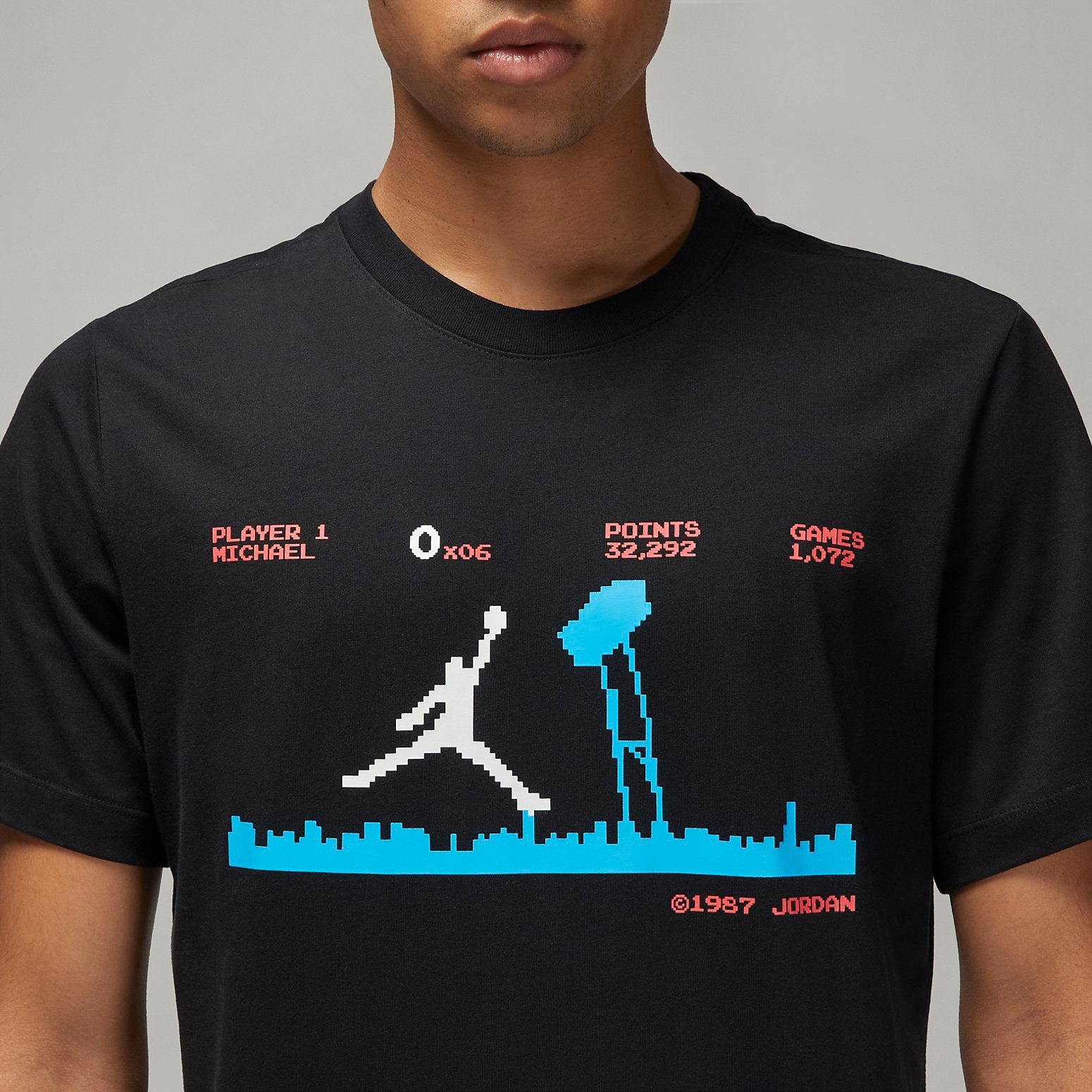 Air Jordan Brand Jumpman Pixel T-Shirt 'Black' DZ4018-010 - 2