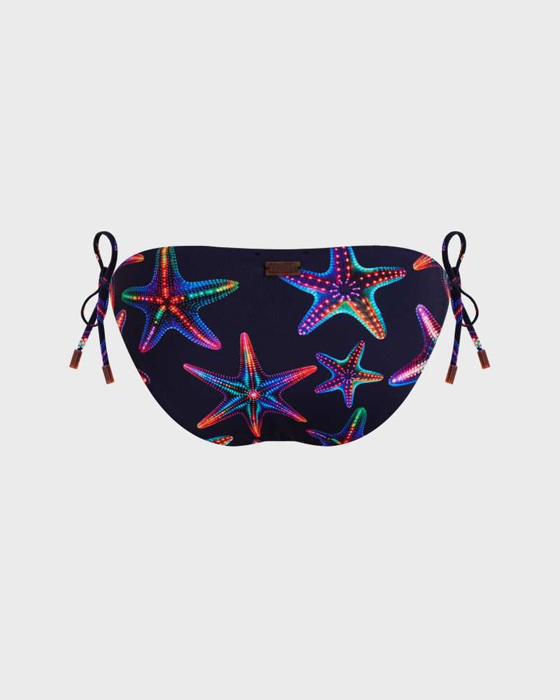 Women Side Tie Bikini Bottom Disco Stars 2