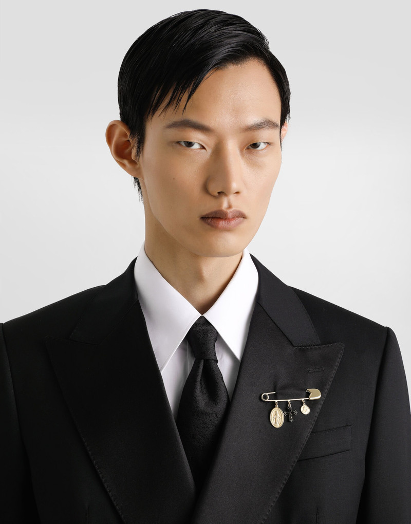 Dolce & Gabbana Safety brooch with cross and medals outlook